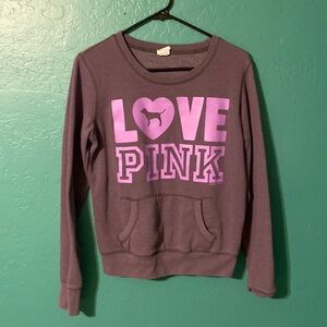 Purple Pink Victoria’s Secret sweatshirt